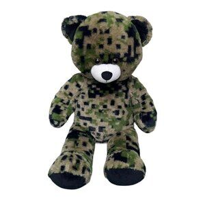 BUILD A Bear Digital Camo Bear Camouflage Plush  Teddy Bear